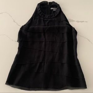 VINCE 100% silk gorgeous black top